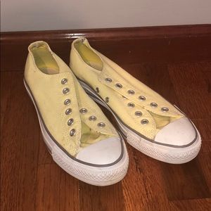 Yellow Patterned Converse